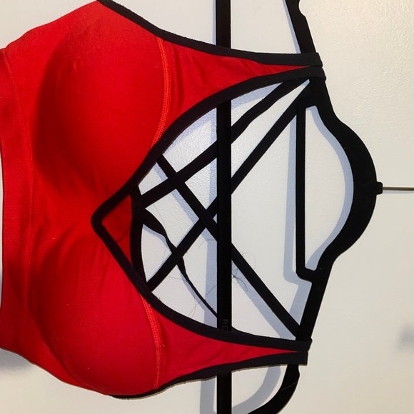 PINK Victoria's Secret Other - Victoria Secret Pink Red Sports Bra